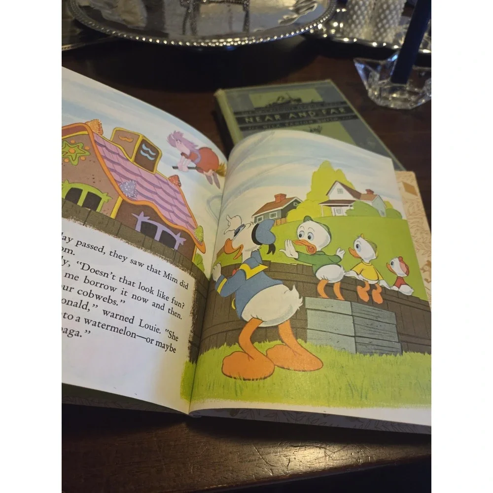 Walt Disney's Donald Duck and the Witch Next Door 1974 Golden Press Hardcover